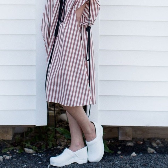 dansko white clogs